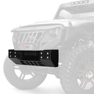 Fab Fours® - Grumper Black Powder Coated Crash Bar Cover