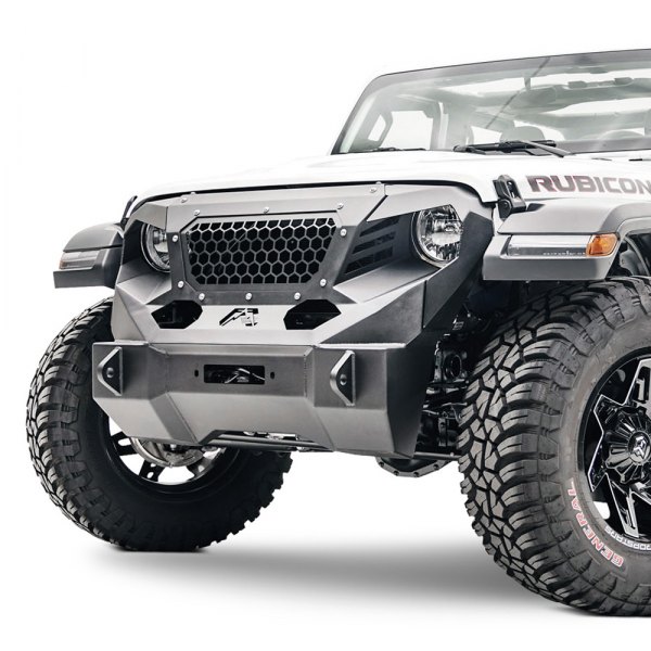 Fab Fours® - Grumper Stubby Front HD Raw Bumper 