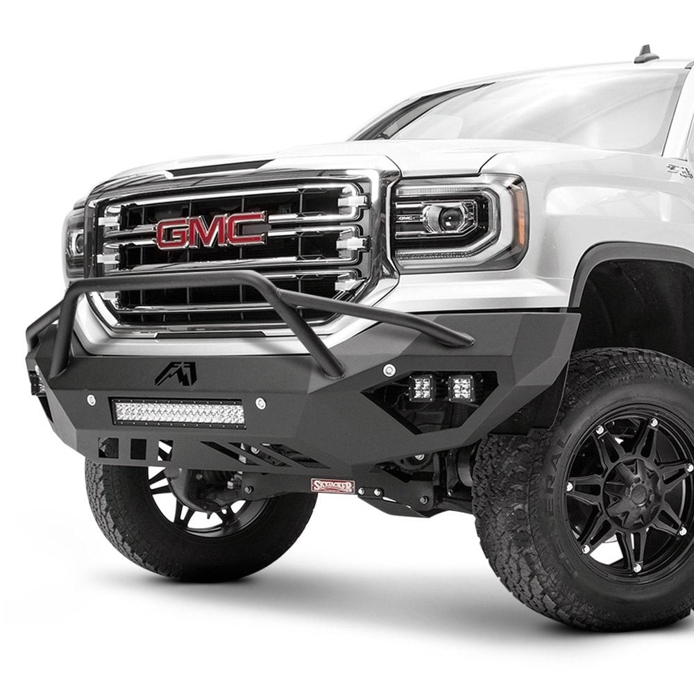 Fab Fours® Gmc Sierra 1500 With Front Parking Assist Sensors 2016 Vengeance Full Width Blacked 2724