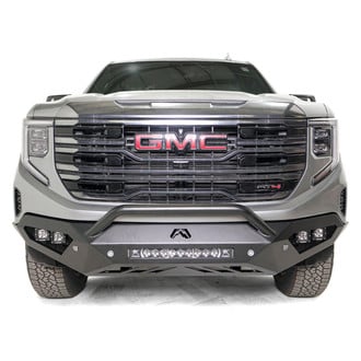 Fab Fours® - Vengeance Full Width Front HD Bumper with Hoop