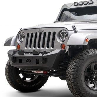 2014 Jeep Wrangler Custom 4x4 Off-Road Steel Bumpers – CARiD.com