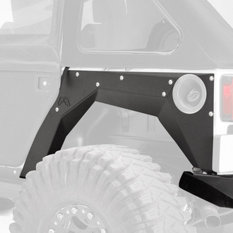 Fab Fours® - Black Rear Replacement Fenders