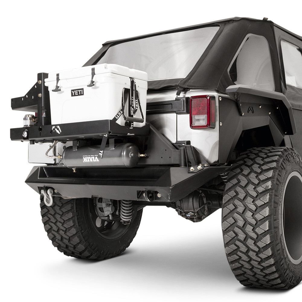 Fab Fours® JK2040-1 - Black Air Compressor Yeti Tundra 35 Cooler Mount