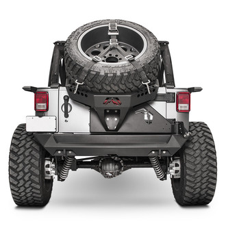 Fab Fours® - Black Powder Coated Slant Tire Mount