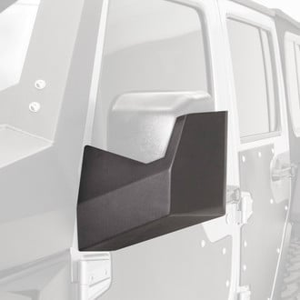 Fab Fours® - Black Front Door Skin Mirror Protectors