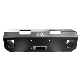 Fab Fours® - Large Frame Black Powder Coat Winch Mount w/o Hoop