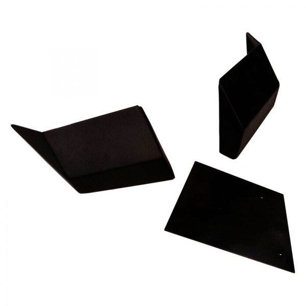 Fab Fours® - Black Powder Coated Bumper Extension Caps