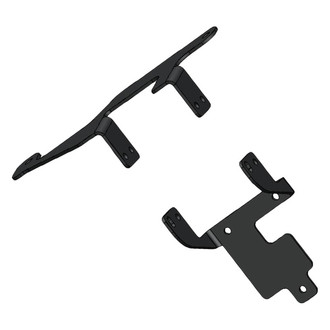 Fab Fours® - Black Powder Coated Adaptive Cruise Control Relocation Bracket