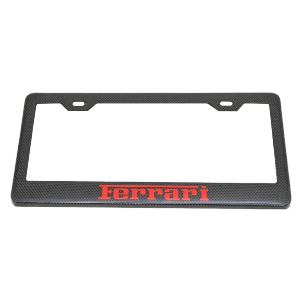 Fabspeed® - License Plate Frame with Ferrari Logo