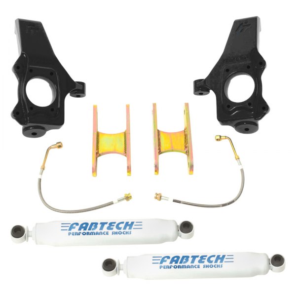 Fabtech® - Spindle Front and Rear Suspension Lift Kit