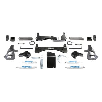 Fabtech® - 6" x 4" Raised Torsion Front and Rear Suspension Lift Kit