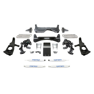 Fabtech® - 6" x 4" Raised Torsion Front and Rear Suspension Lift Kit