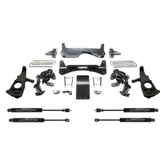 Fabtech® - 6" x 4" Raised Torsion Front and Rear Suspension Lift Kit