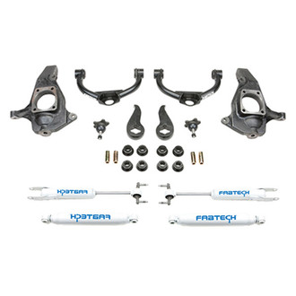 Fabtech® - 4" x 0" Budget Front and Rear Suspension Lift Kit