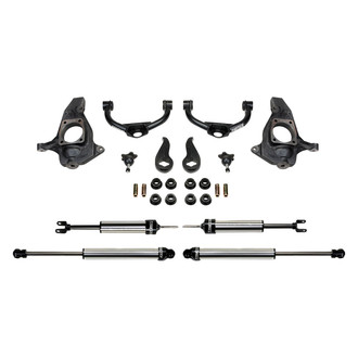 Fabtech® - 4" x 0" Budget Front and Rear Suspension Lift Kit