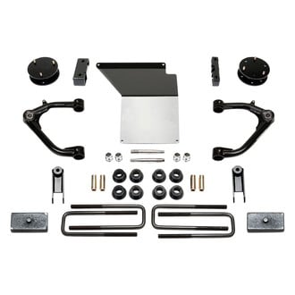 Fabtech® - 4" x 1.5" Uniball UCA Front and Rear Suspension Lift Kit