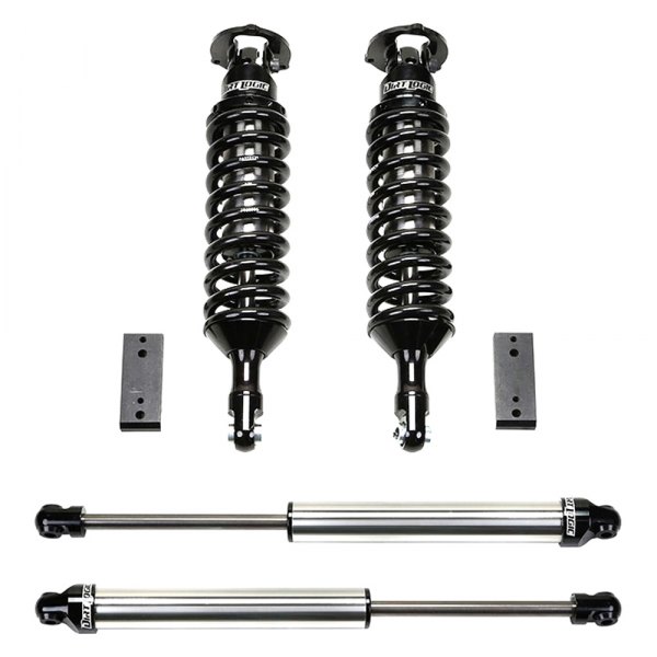 Fabtech® - Dirt Logic SS 2.5 Coilover Front and Rear Suspension Lift Kit