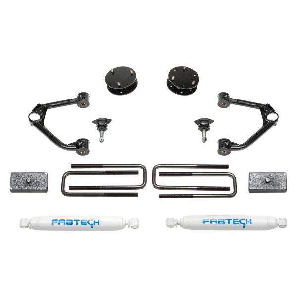 Fabtech® - Budget Ball Joint UCA Front and Rear Suspension Lift Kit