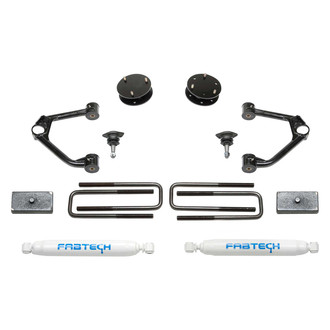 Fabtech® - 3.5" x 1.5" Budget Ball Joint UCA Front and Rear Suspension Lift Kit