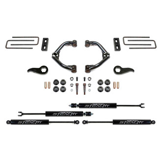 Fabtech® - 3.5" Uniball UCA Front and Rear Suspension Lift Kit