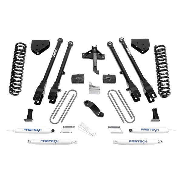 Fabtech® - 4 Link Front and Rear Suspension Lift Kit