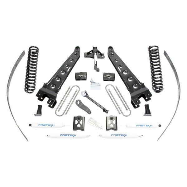 Fabtech® K2123 8" x 8" Radius Arm Front and Rear Suspension Lift Kit
