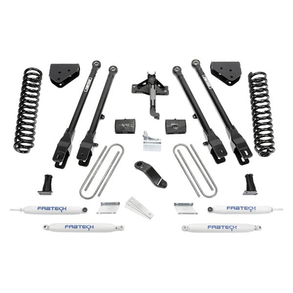 Fabtech® - 4 Link Front and Rear Suspension Lift Kit