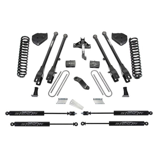 Fabtech® K2337M 6" 4 Link Front and Rear Suspension Lift Kit