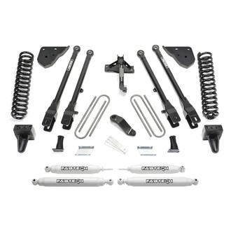 Fabtech® - 4" x 4" 4 Link Front and Rear Suspension Lift Kit