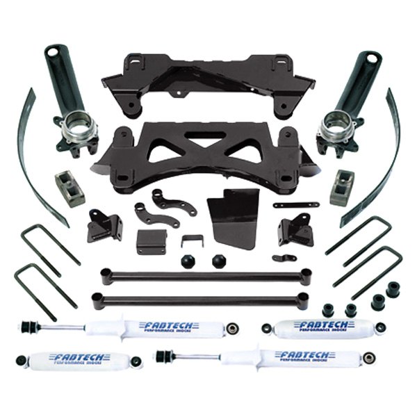 Fabtech® K7003 6" x 3" Performance Front and Rear Suspension Lift Kit