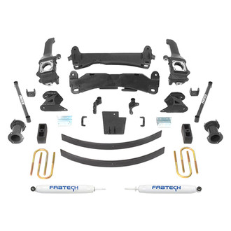 Fabtech® - 6" x 3"-4" Basic Front and Rear Suspension Lift Kit