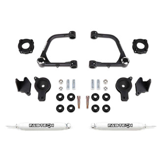 Fabtech® - 3" Uniball UCA Front and Rear Suspension Lift Kit