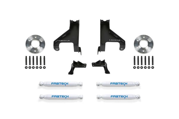 Fabtech® - Twin-Tube Non Adjustable Front and Rear Shock Absorber Kit