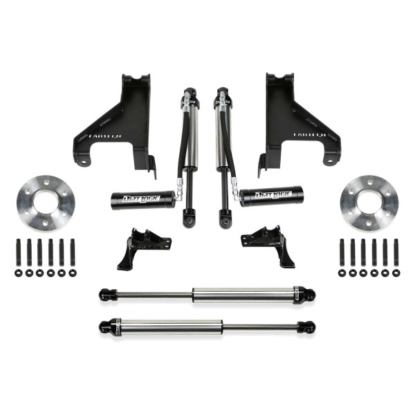 Fabtech® - Monotube Non Adjustable Front and Rear Shock Absorber Kit