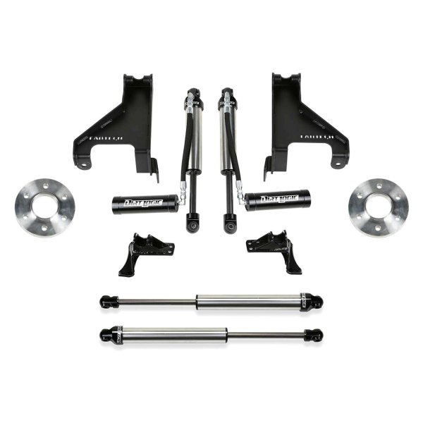 Fabtech® - Monotube Non Adjustable Front and Rear Shock Absorber Kit