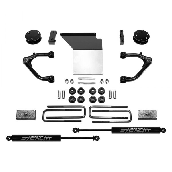 Fabtech® - Uniball Control Arm Front and Rear Suspension Lift Kit