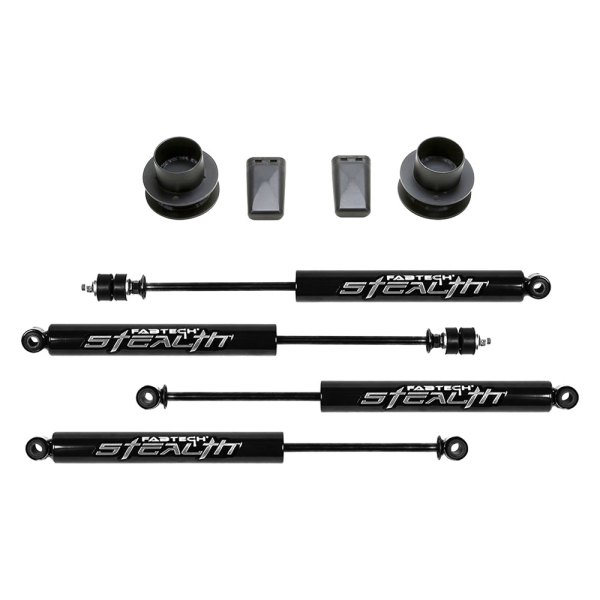 Fabtech® - Front and Rear Coil Spacer Suspension Lift Kit