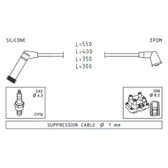 Facet® - Spark Plug Wire Set