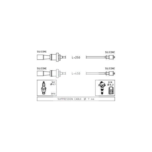 Facet® - Spark Plug Wire Set