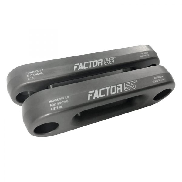 Factor 55® - 6" Gun Metal Gray Aluminum Hawse Fairleads