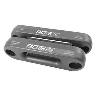 Factor 55® - XTV Series Aluminum Gun Metal Gray Hawse Fairleads