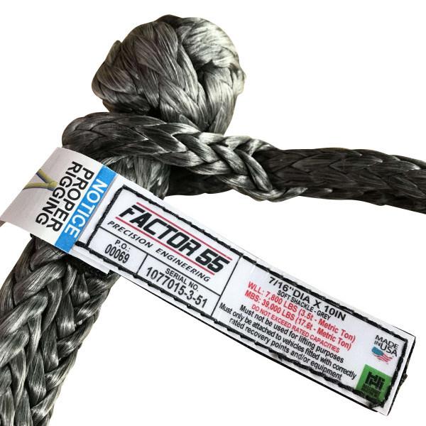 Factor 55 Standard Duty Soft Shackle