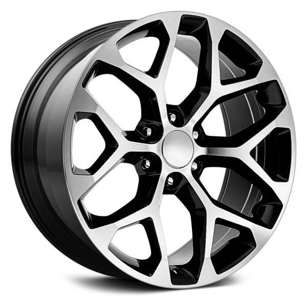 FACTORY REPRODUCTIONS® FR 59 Wheels - Black with Machined Face Rims