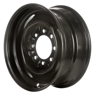 Factory Steel® - 4-Slot Black 16.5x6.75 Steel Factory Wheel