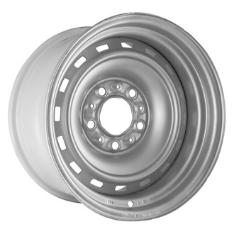 Factory Steel® - 16-Slot Silver 15x8 Steel Factory Wheel