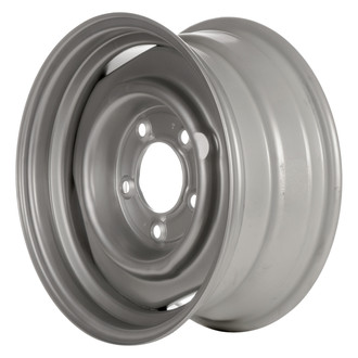 Factory Steel® - 4-Slot Silver 15x6.5 Steel Factory Wheel