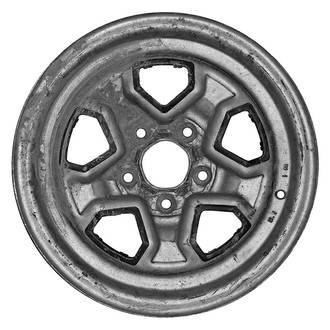 Factory Steel® - 5-Spoke Black 14x7 Steel Factory Wheel