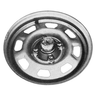 Factory Steel® - 8-Slot Silver 13x5 Steel Factory Wheel