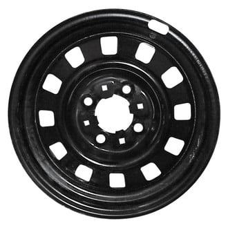 Factory Steel® - 12-Slot Argent Silver 14x5.5 Steel Factory Wheel