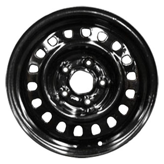 Factory Steel® - 18-Slot Black 13x5.5 Steel Factory Wheel